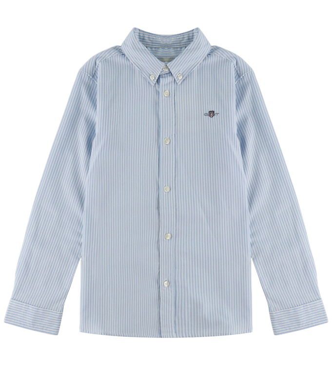 GANT Skjorte - Shield Oxford - Light Blue