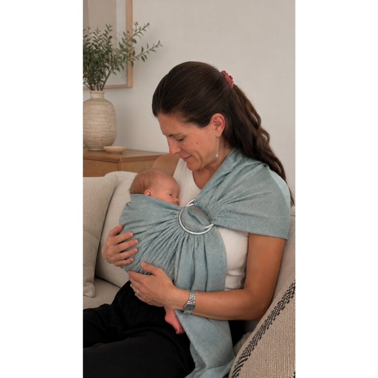 Håndvævet Fastvikle - Rebozo Oscar Blue