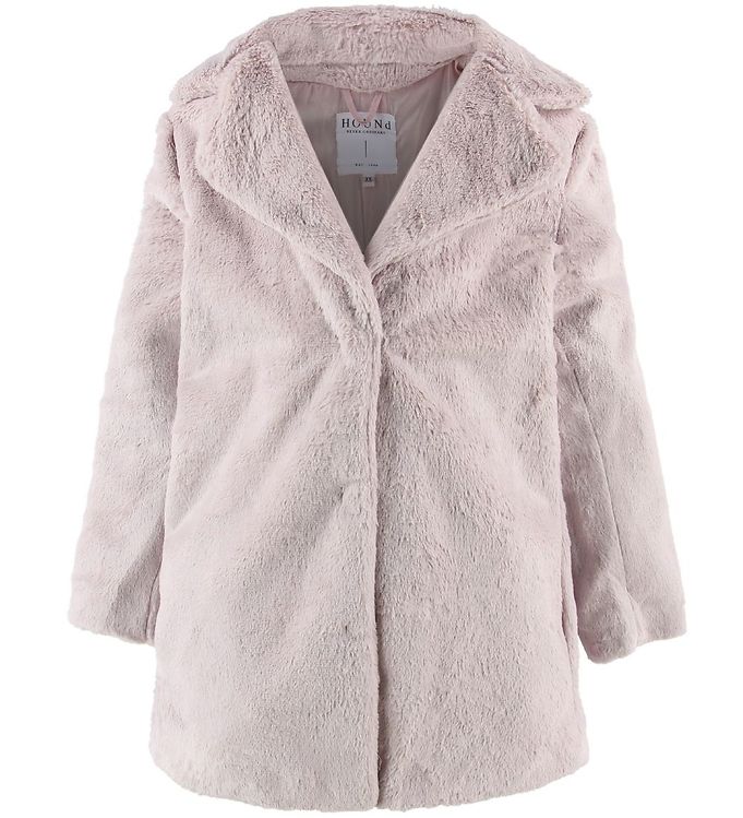 Hound Frakke - Imiteret Pels - Rosa Hound Frakke - Imiteret Pels - Rosa