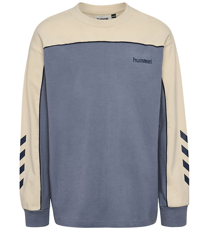 Hummel Bluse - HmlJR - Loose Piping - Flint Stone