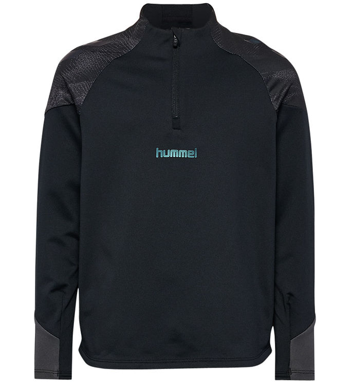 Hummel Bluse - hmlBlaze26 Pro Training Half Zip - Sort