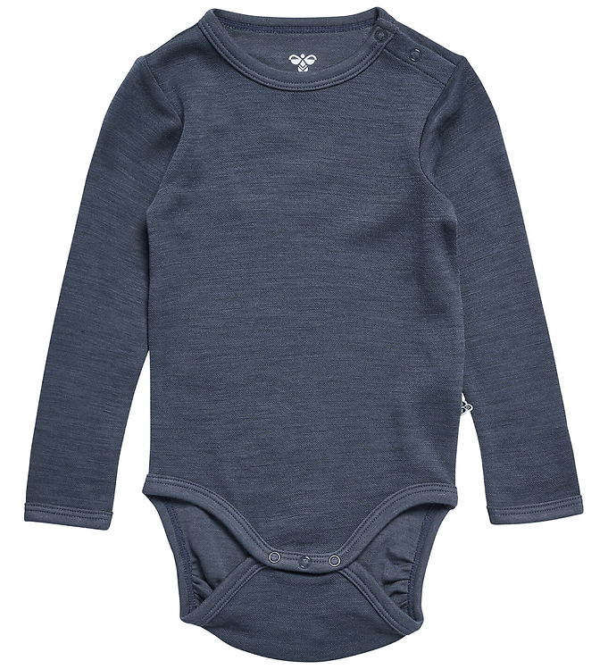 Hummel Body l/æ - Uld - HmlMini Solid - Ombre Blue