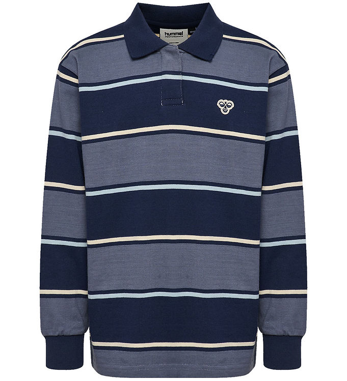 Hummel Polobluse - HmlJR - Loose - Dress Blues