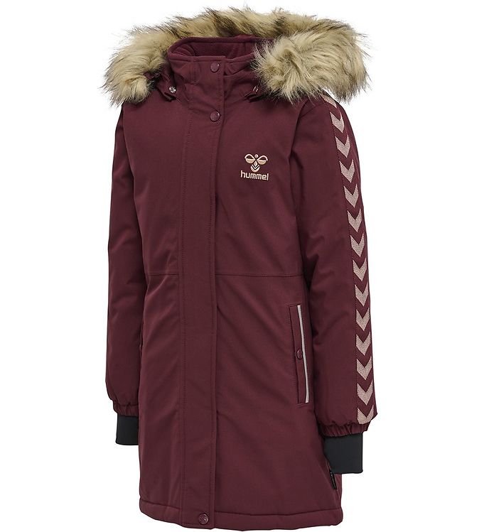 Hummel Vinterjakke - hmlLeaf - Windsor Wine