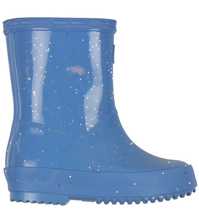 Hunter Gummistøvler - Kids First Giant Glitter - Azur Blue