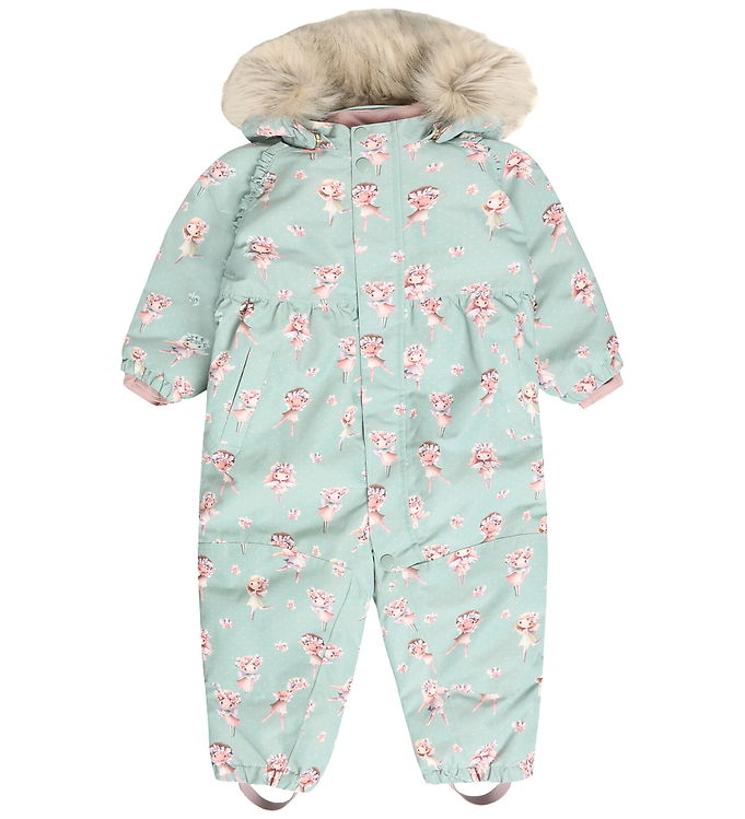 Hust and Claire Flyverdragt - HCOthine - Slate Green m. Print Hust and Claire Flyverdragt - HCOthine - Slate Green m. Print