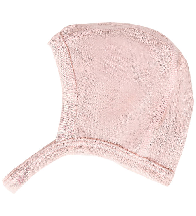 Huttelihut Babyhjelm - Uld/Silke - Rose Smoke Huttelihut Babyhjelm - Uld/Silke - Rose Smoke