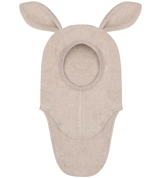 Huttelihut Elefanthue - Fleece - 1-lags - Camel Melange m. Ører Huttelihut Elefanthue - Fleece - 1-lags - Camel Melange m. Ører