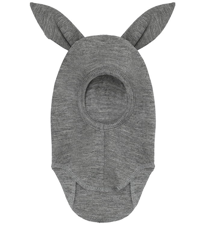 Huttelihut Elefanthue - Uld - 1-lags - Medium Grey Melange m. Ør Huttelihut Elefanthue - Uld - 1-lags - Medium Grey Melange m. Ør