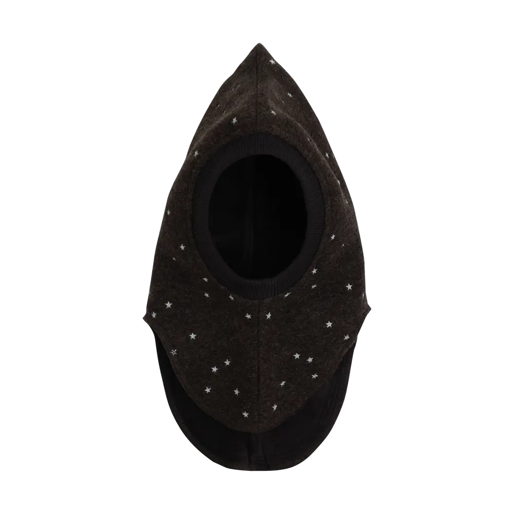 Huttelihut Elefanthue Uld - Dark Brown Melange - 50 Huttelihut Elefanthue Uld - Dark Brown Melange - 50
