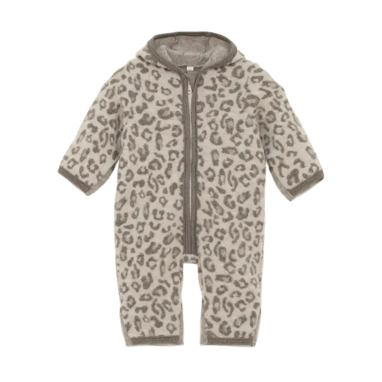 Huttelihut Pram Uld Fleece Køredragt - Camel Melange - 68