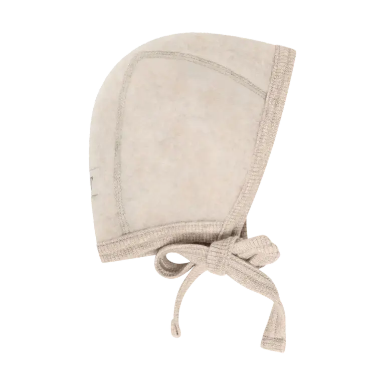 Huttelihut Uld Fleece Hjelm - Camel Melange - 40