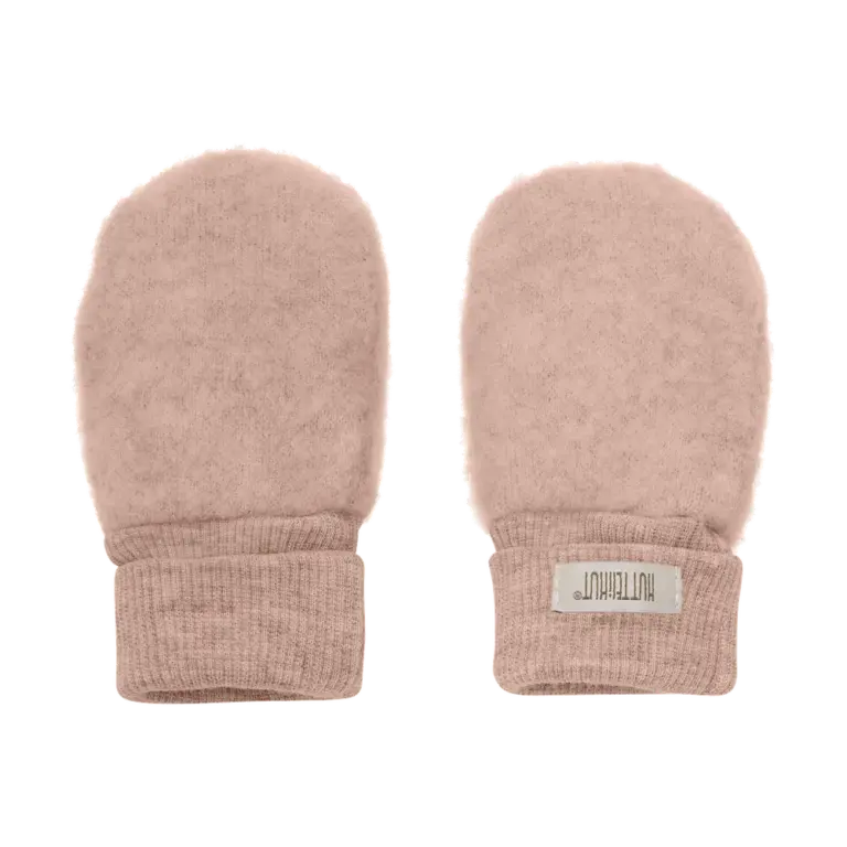 Huttelihut Uld Fleece Vanter - Mahogany Rose - 50/56