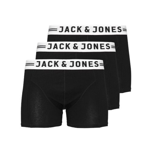 JACK & JONES 3-Pak Boxershorts Sense Black