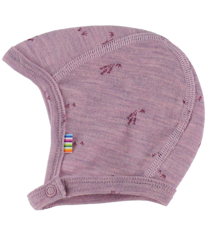 Joha Babyhjelm - Uld - Lilla Melange Joha Babyhjelm - Uld - Lilla Melange