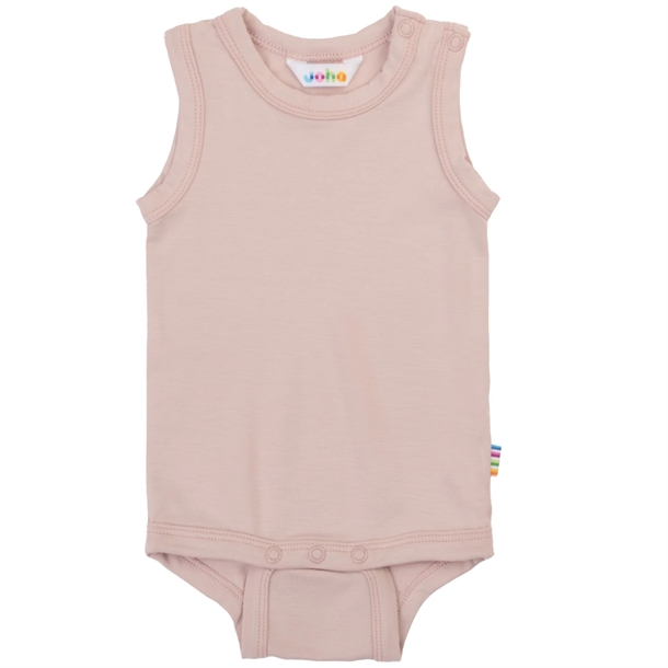 Joha Bambus body uden ærmer - Rosa