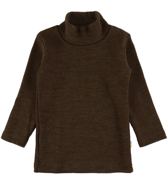 Joha Bluse - Uld - Mrk. Brun