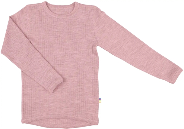 Joha Bluse Uld Rib Old Rose Joha Bluse Uld Rib Old Rose