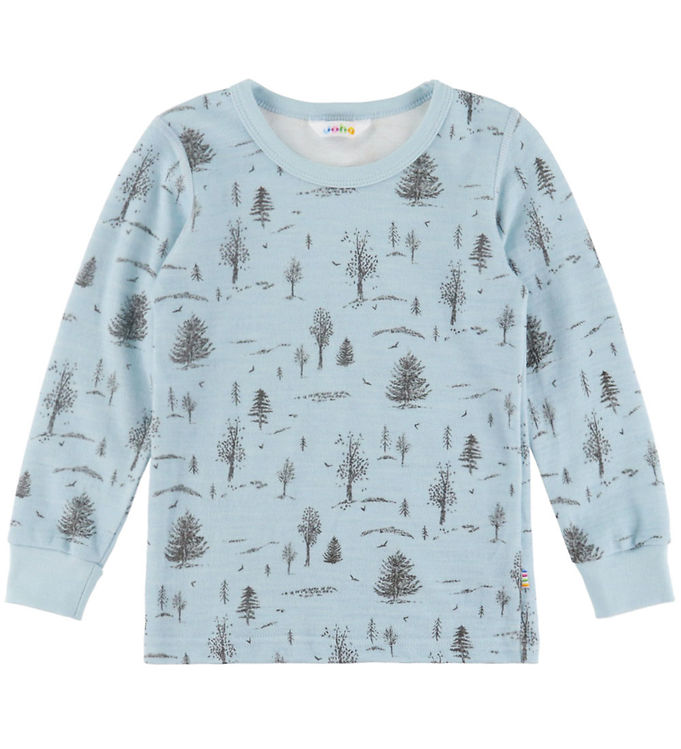 Joha Bluse - Uld/Viskose - Blå Joha Bluse - Uld/Viskose - Blå