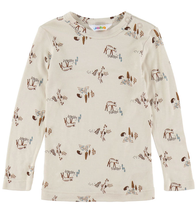 Joha Bluse - Viscose - Lys Beige Joha Bluse - Viscose - Lys Beige