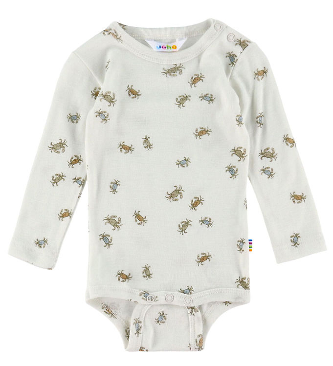 Joha Body l/æ - Uld/Silke - Off White m. Krabber