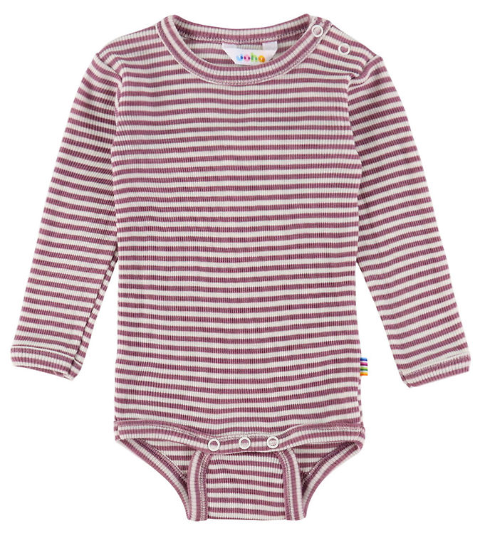 Joha Body l/æ - Uld/Silke - Rib - Lyng/Stribet Joha Body l/æ - Uld/Silke - Rib - Lyng/Stribet