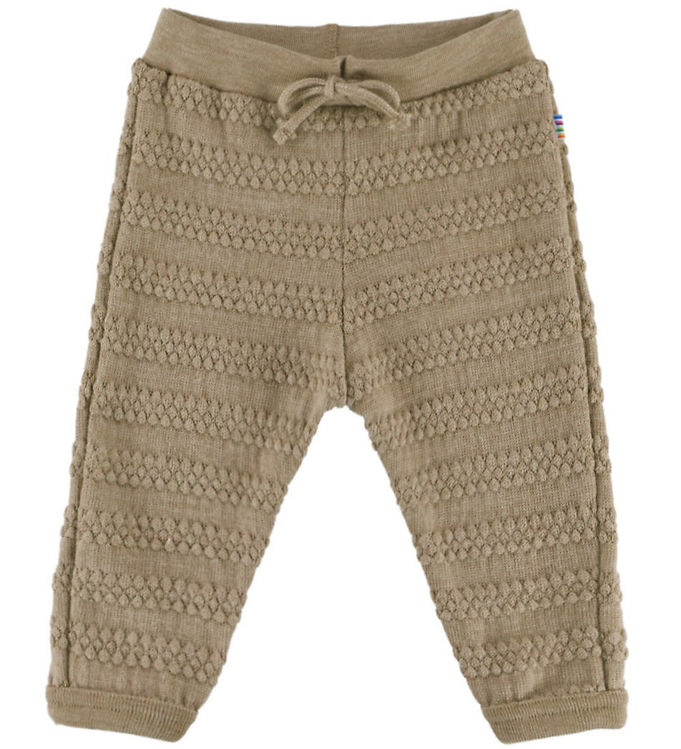 Joha Bukser - Strik - Uld - Beige Melange