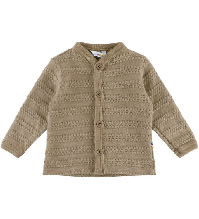 Joha Cardigan - Strik - Uld - Beige Melange