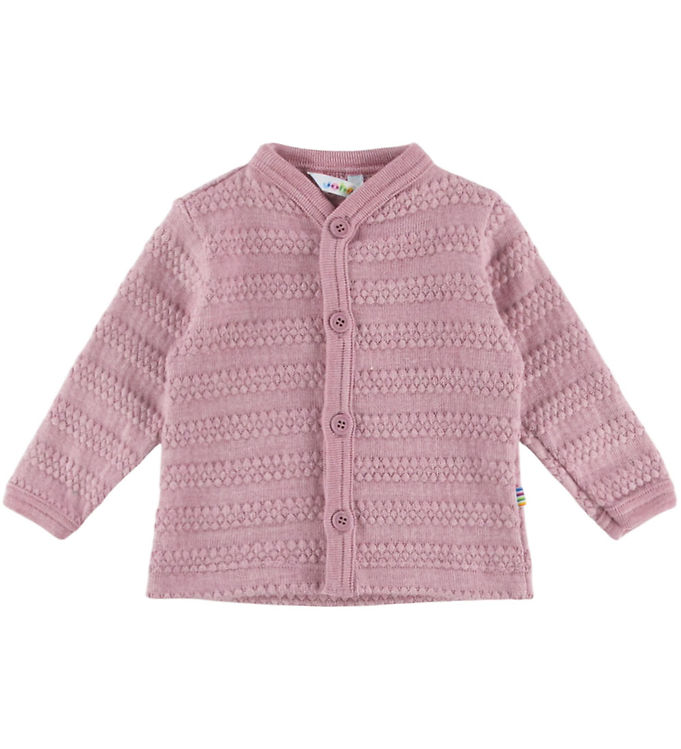 Joha Cardigan - Strik - Uld - Lilla