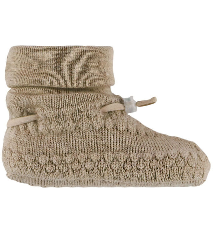 Joha Futter - Strik - Uld - 2-lags - Beige Melange