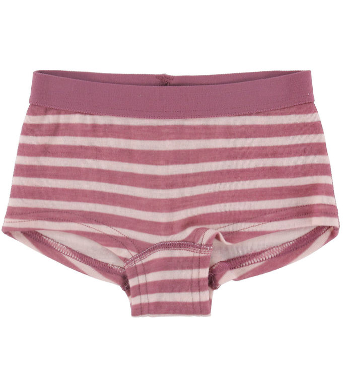 Joha Hipster - Uld - Bordeaux m. Striber Joha Hipster - Uld - Bordeaux m. Striber