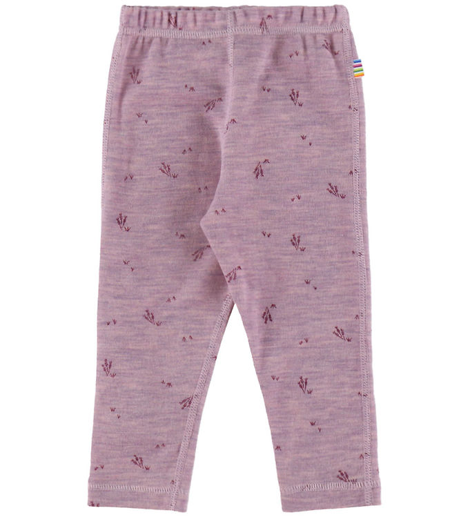 Joha Leggings - Uld - Lilla Melange Joha Leggings - Uld - Lilla Melange
