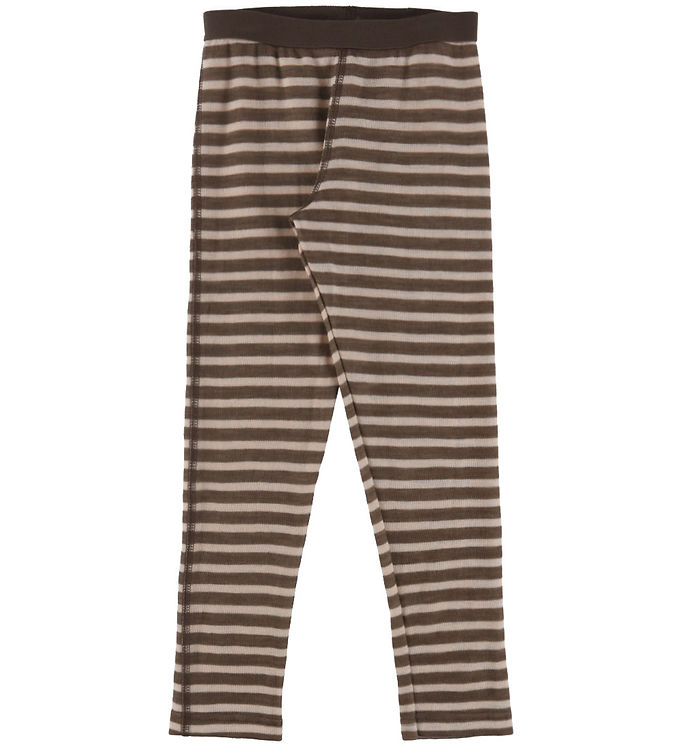 Joha Leggings - Uld - Mørkebrun Joha Leggings - Uld - Mørkebrun