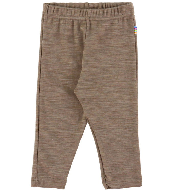 Joha Leggings - Uld/Silke - Brun