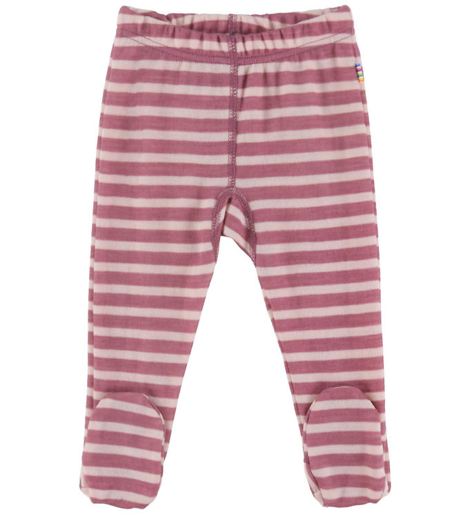Joha Leggings m. Fødder - Uld - Bordeaux Joha Leggings m. Fødder - Uld - Bordeaux