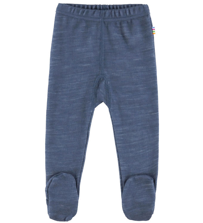 Joha Leggings m. Fødder - Uld/Viskose - Mørkeblå Joha Leggings m. Fødder - Uld/Viskose - Mørkeblå
