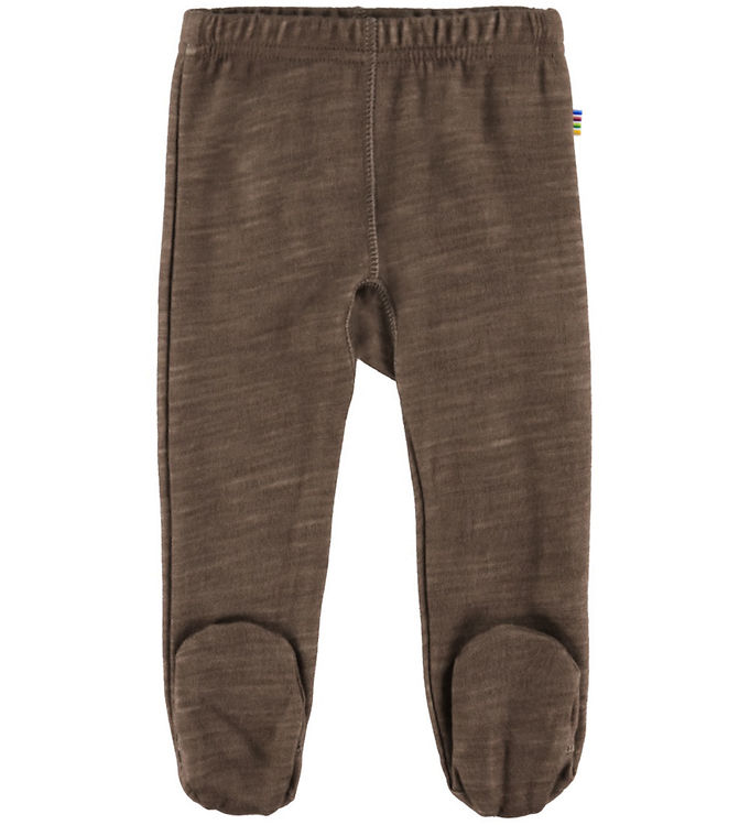 Joha Leggings m. Fødder - Uld/Viskose - Mørkebrun Joha Leggings m. Fødder - Uld/Viskose - Mørkebrun