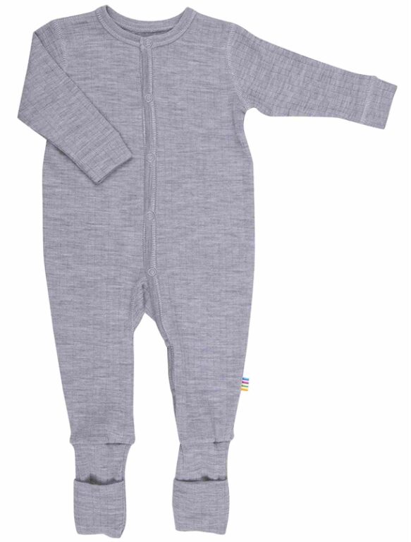 Joha Natdragt - Uld - 2-i-1 fod - L. Grey Melange
