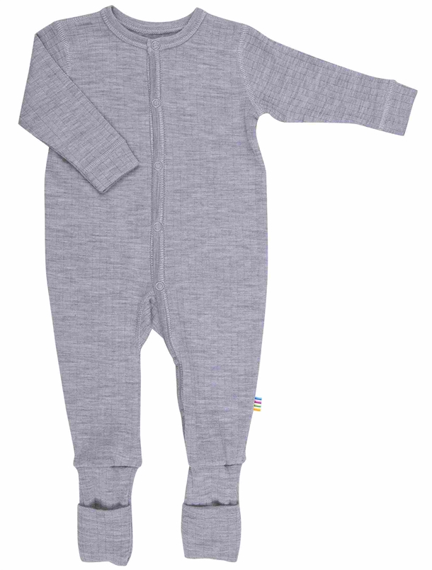 Joha Natdragt - Uld - 2-i-1 fod - L. Grey Melange
