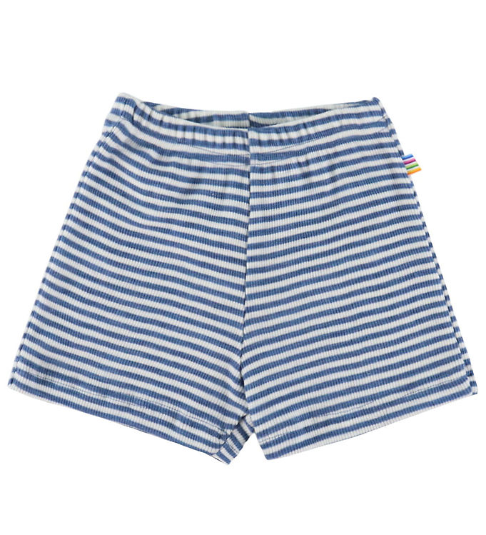 Joha Shorts - Uld/Silke - Rib - Blå/Stribet Joha Shorts - Uld/Silke - Rib - Blå/Stribet