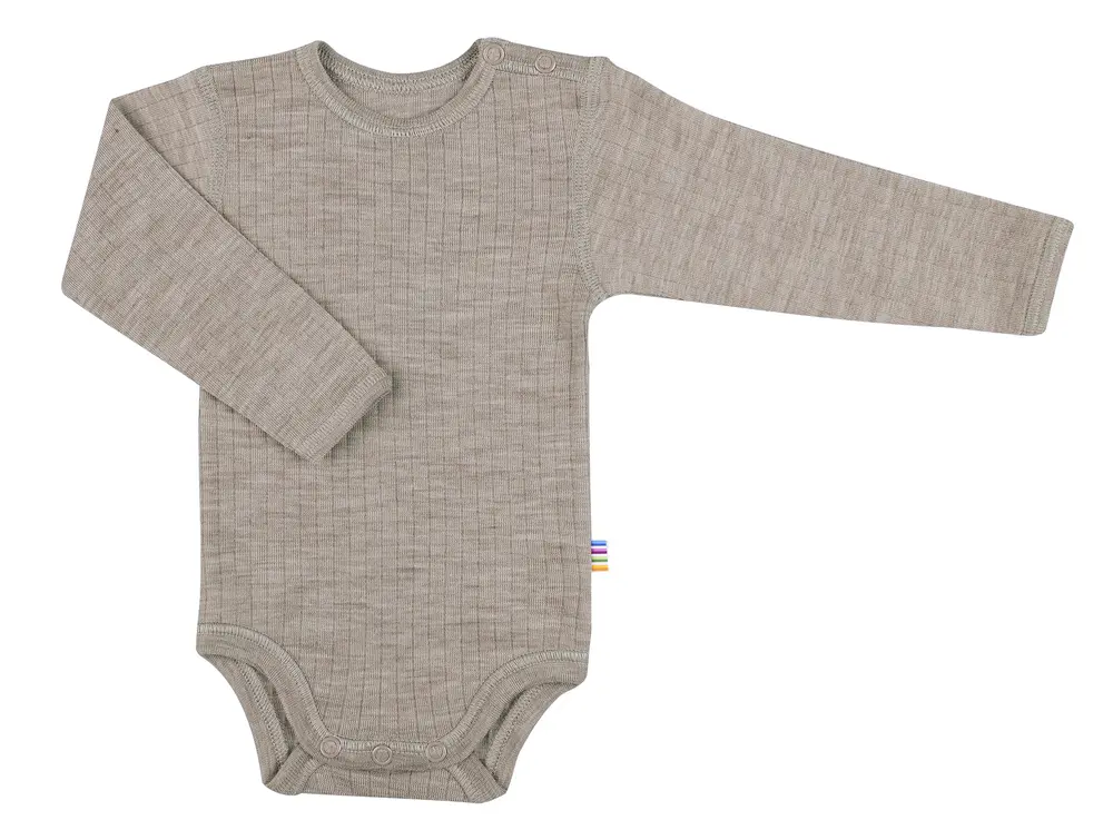 Joha Uld Body Med Lange Ærmer - Sesame Melange - 60