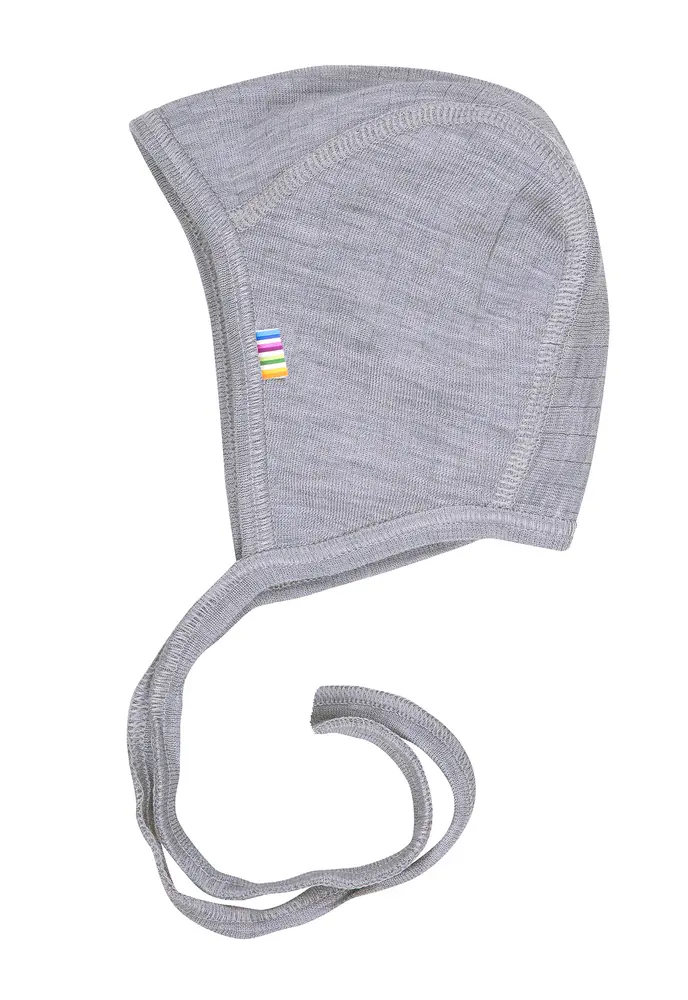 Joha Uld Hjelm, Dobbelt Lag - Grey Melange - 34 CM