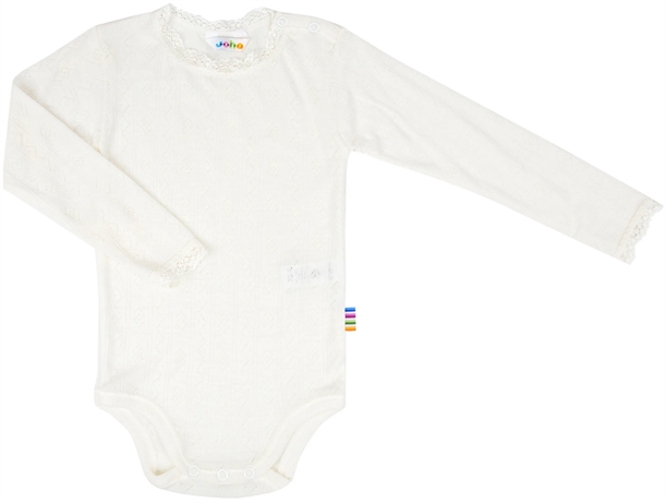 Joha Uld/Silke Body Pointelle Natur L/Æ Joha Uld/Silke Body Pointelle Natur L/Æ