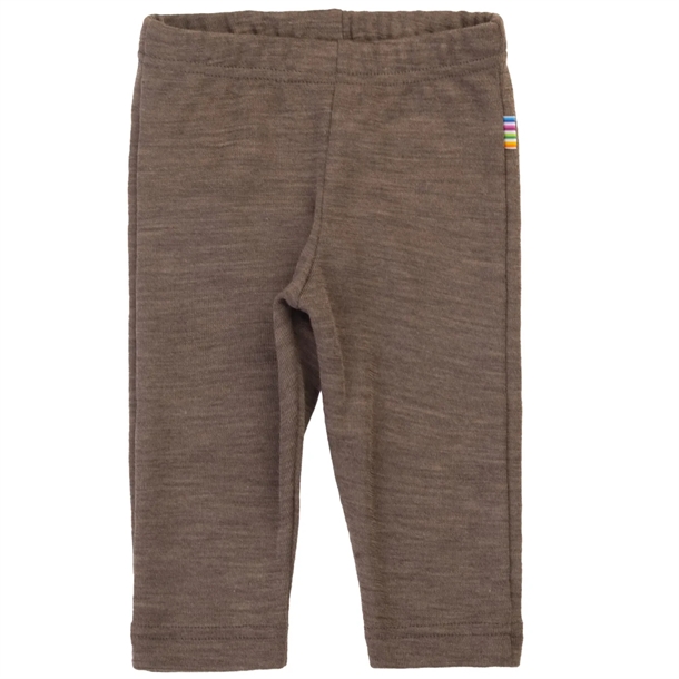 Joha Uld/Silke Leggings - Brun Melange