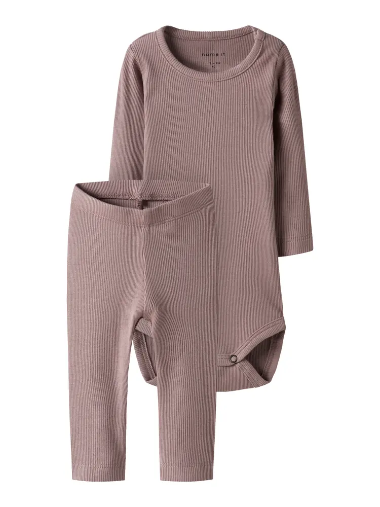 Kab langærmet body-legging sæt - Deauville - 74