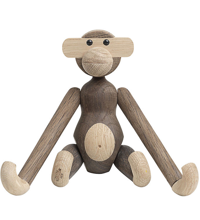 Kay Bojesen Træfigur - Abe 20 cm - Lille - Eg/Røget Eg
