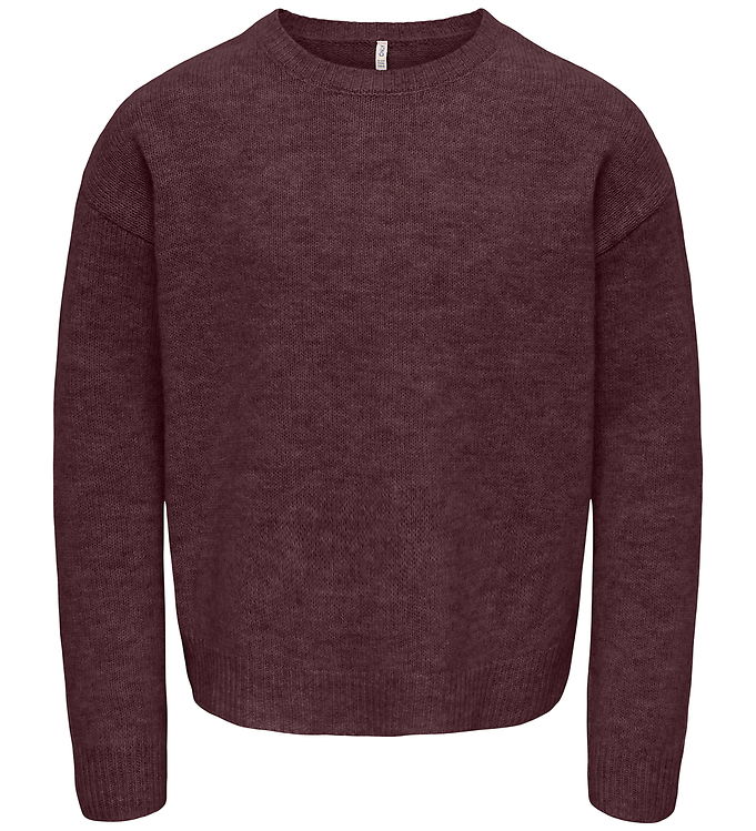 Kids Only Bluse - Strik - KogOlivia - Fudge/Melange