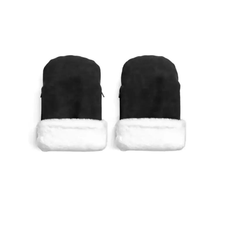 KongWalther Østerbro Handsken - Black Faux Suede