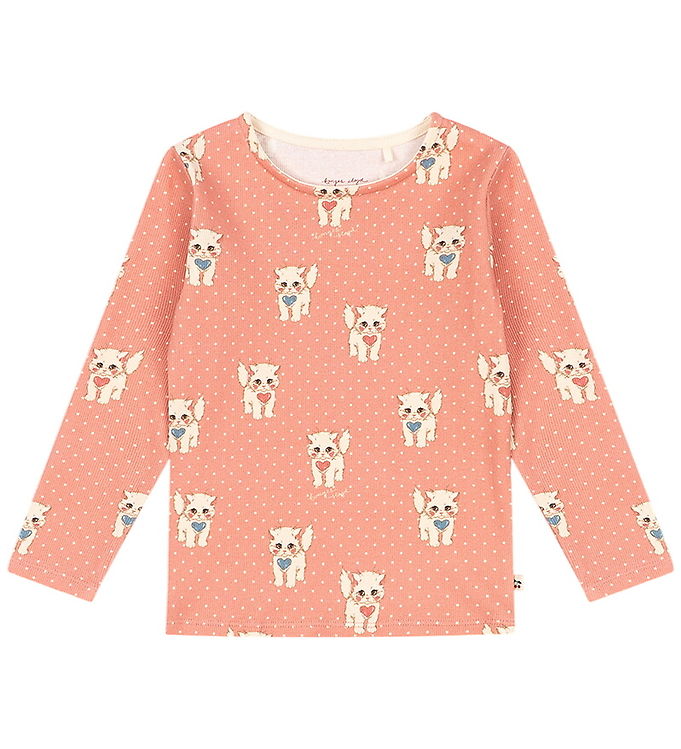 Konges Sløjd Bluse - Rib - Ella - Ciao Miao Rose Konges Sløjd Bluse - Rib - Ella - Ciao Miao Rose