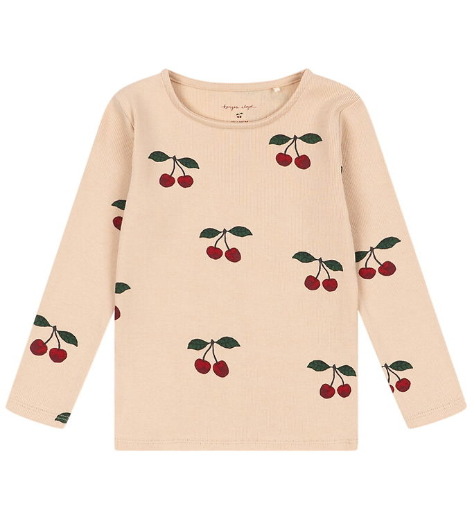 Konges Sløjd Bluse - Rib - Ella - Ma Grande Cerise Konges Sløjd Bluse - Rib - Ella - Ma Grande Cerise